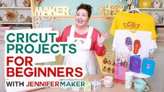 Cricut Projects for Beginners  Easy Ideas amp Tutorials [upl. by Olivette]