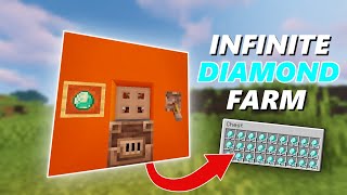 Minecrafts new Infinite DIAMOND FARM  119120  JavaBedrock [upl. by Leftwich]