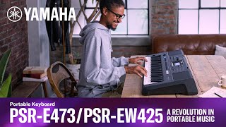 Yamaha Portable Keyboard PSRE473PSREW425 [upl. by Islaen311]