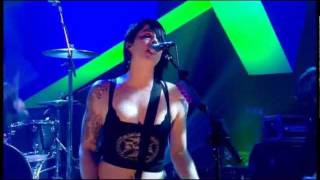 The Distillers  Live Jools Holland 111403 [upl. by Neztnaj]