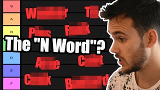 SWEAR WORDS Tier list [upl. by Setarcos985]