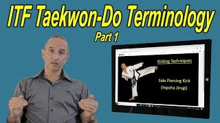 ITF TaekwonDo Terminology  Part 1 [upl. by Aisad]