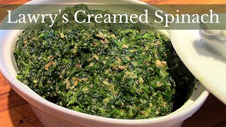 How to make LAWRYS STEAKHOUSES  Classic Creamed Spinach [upl. by Enomis526]