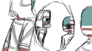 Interlude IV animatic  countryhumans upcoming original wattpad story  rusame [upl. by Liew963]