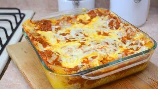 COMO HACER LASAGNA LASAÑA MUY FACIL  Recién Cocinados [upl. by Buffy]