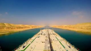 Suez Canal Timelapse  Full Transit HD GoPro [upl. by Sixel]