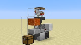 Minecraft Second Smallest Automatic Cooked Chicken Farm Tutorial 1144 [upl. by Sotos]