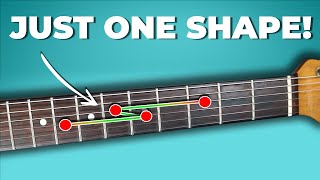 One shape for all arpeggios  Master the fretboard [upl. by Aliuqat]