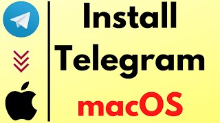 How To Install Telegram Desktop App for Mac [upl. by Eirameinna]