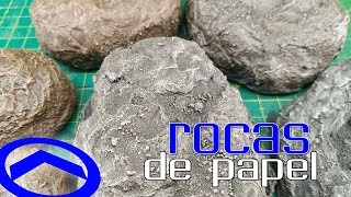 Como hacer Rocas con Papel [upl. by Anar]