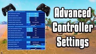 Advanced Controller Sensitivity amp Aim Assist Guide  Fortnite Battle Royale [upl. by Llien]