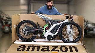 I BOUGHT the CHEAPEST ELECTRIC dirt bike on Amazon [upl. by Doreg913]