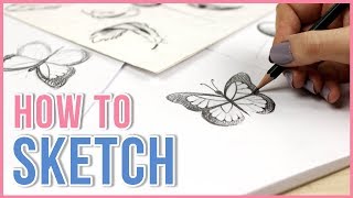 How to Sketch  Sketching Tips for Beginners  Art Journal Thursday Ep 21 [upl. by Rheba]