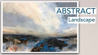 SEMI ABSTRACT Landscape Painting Demonstration  Acrylics [upl. by Vig]