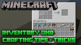 Minecraft Inventory amp Crafting TechniquesTips  15 [upl. by Dnaletak]