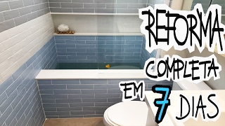 COMO REFORMAR BANHEIRO COM NICHO [upl. by Weber276]