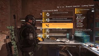 Division 2 – Resources Required For Crafting Recalibration and Optimization [upl. by Dori]