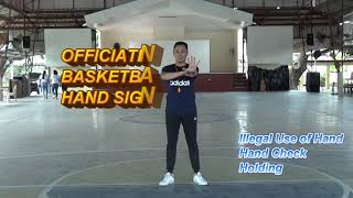 Officiating Basketball Hand Signals [upl. by Edyaw]