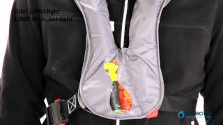 Gilet autogonflant LJ900 150 N GILET LJ 900 LIGHT  LJ900 150N light life vest [upl. by Aphrodite]