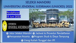 SELEKSI MANDIRI UNSOED 2022 [upl. by Thorne]