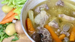 BRODO DI CARNE  BEEF BROTH [upl. by Etnuaed]