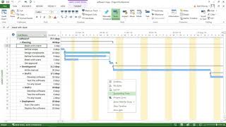 Show the Gridlines on Gantt Chart  MS Project [upl. by Lynn]