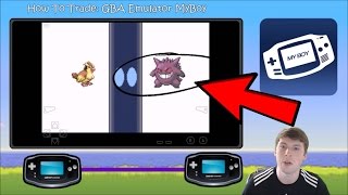 How To Trade Pokemon In GBA Emulator MyBoy Leaf Green and Fire Red Example [upl. by Assiroc]