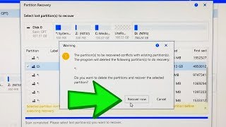 How to Recover Lost Deleted Partition in Windows Complete Tutorial [upl. by Carine]