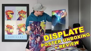 Displate Medium and Large Metal Poster Unboxing amp Review  Matte vs Gloss comparison [upl. by Sarge318]