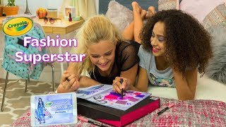 NEW Crayola Fashion Superstar  Crayola Product Demo [upl. by Dreher]