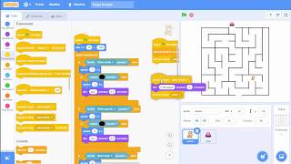 Tutorial Scratch 3  Jeu de labyrinthe Scratch Maze [upl. by Jeana613]