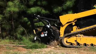 Cat® Mulcher Attachment at Work [upl. by Asilehs]