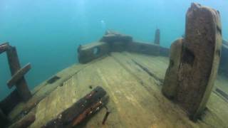 Bermuda Shipwreck Lake Superior near Munising MI [upl. by Nosyarg]