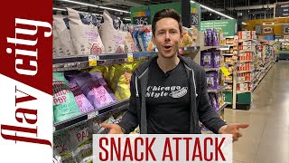 The HEALTHIEST Snack Foods At The Grocery Store  Chips Popcorn amp More [upl. by Yknarf922]