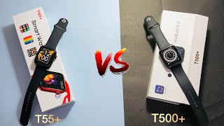 T500 vs T55 Smartwatch comparison [upl. by Emeline]