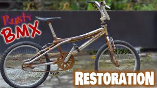 FULL RESTORATION GT Bicycle Motoxross BMX [upl. by Ajar]