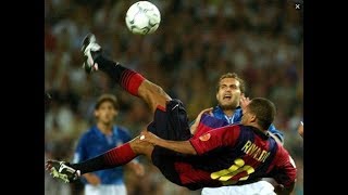 Rivaldo Hat Trick Barcelona x Valencia 2001 [upl. by Aver]