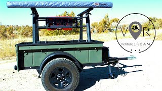 DIY OffRoad Overland Trailer Build  Jeep Bantam Restoration and Modification [upl. by Ceevah]