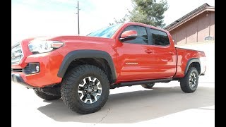 2017 Tacoma Tire Upgrade 26575R16 BFG KO2s [upl. by Myna]