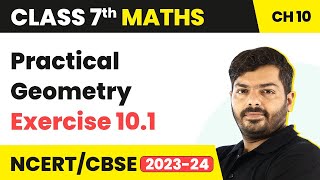 Class 7 Maths Chapter 10  Practical Geometry  Exercise 101 Solutions  NCERT Maths Class 7 [upl. by Lerret864]