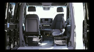 TWO MINUTE TUTORIALS  Swivel Seat Base Installation  2019 MercedesBenz Sprinter 170Ext 4x4 [upl. by Autry]