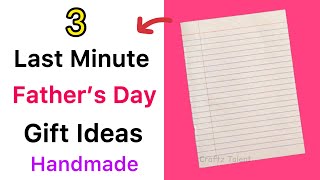 3 Last minute Father’s Day Gift ideas  Fathers day gifts  Fathers day gift ideas 5 minute crafts [upl. by Attenrev649]