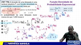 DISTRIBUIÇÃO EXPONENCIAL 01 [upl. by Karolyn]