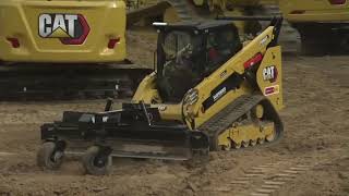 ConExpo Demonstration of Cat® SMART Grader Blade [upl. by Marion]