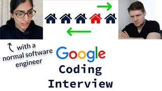 Google Coding Interview With A Normal Software Engineer [upl. by Lahtnero]