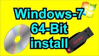 How to install 64 bit windows 7 [upl. by Jacqueline]