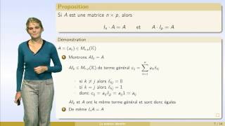 Matrices  partie 2  multiplication de matrices [upl. by Adiarf]