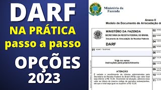 DARF OPÇÕES IR 2023 [upl. by Airtal]