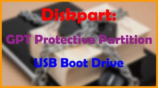 A Guide to Deleting a GPT Protective Partition and create a Bootable USB Drive with Diskpart [upl. by Questa]