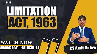 Limitation Act 1963JIGL CS Executive [upl. by Farrel]